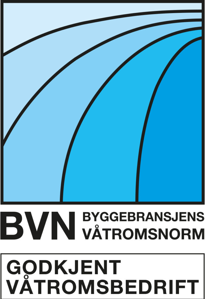 BVN Byggeransjens våtromsnorm - Godkjent våtromsbedrift logo