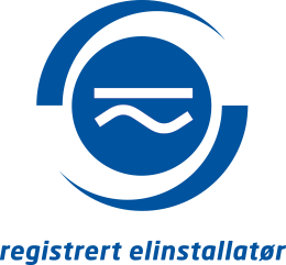 Registrert elinstallatør logo